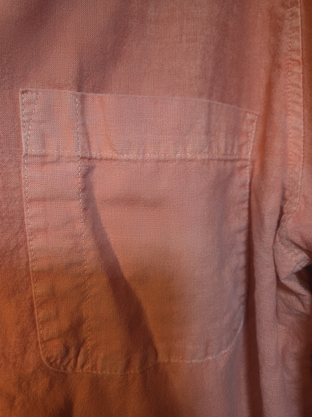 Universal Thread Washed Terra Cotta Button-Down Shirt - Picture 2 of 3